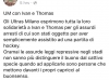 Comunicato Ultras Milano