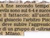 La Gazzetta dello sport DERBY ANNI '90 Cronaca