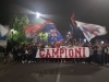 MILANO CAMPIONE - Arrivo della squadra al Palazzo